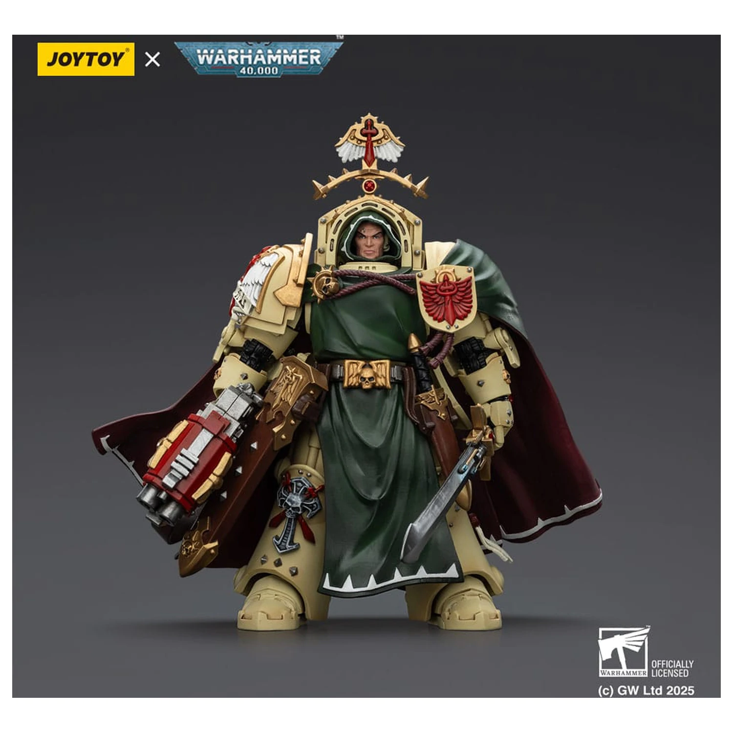 Warhammer 40,000: Dark Angels akcijska figura Belial Grand Master of The Deathwing With the Sword of Silence and Storm Bolter 14 cm fotografija izdelka