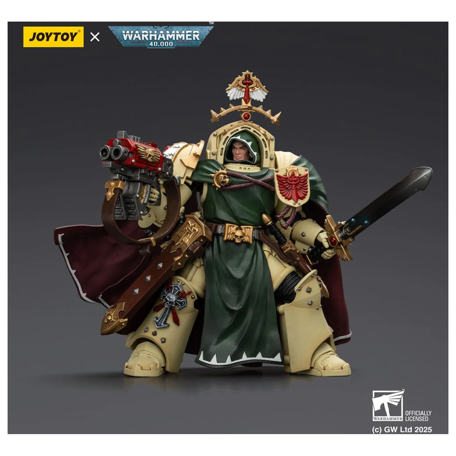 Warhammer 40,000: Dark Angels akcijska figura Belial Grand Master of The Deathwing With the Sword of Silence and Storm Bolter 14 cm fotografija izdelka