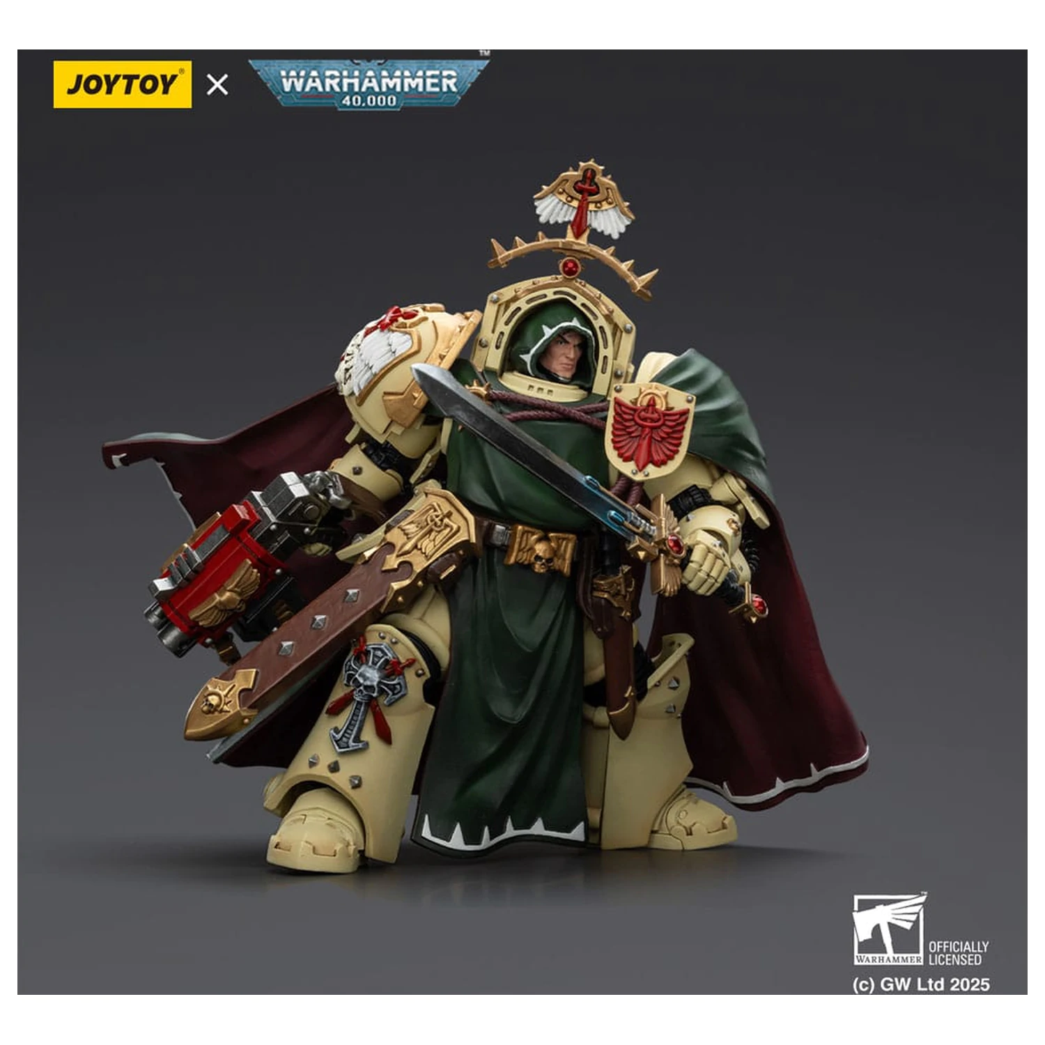 Warhammer 40,000: Dark Angels akcijska figura Belial Grand Master of The Deathwing With the Sword of Silence and Storm Bolter 14 cm fotografija izdelka