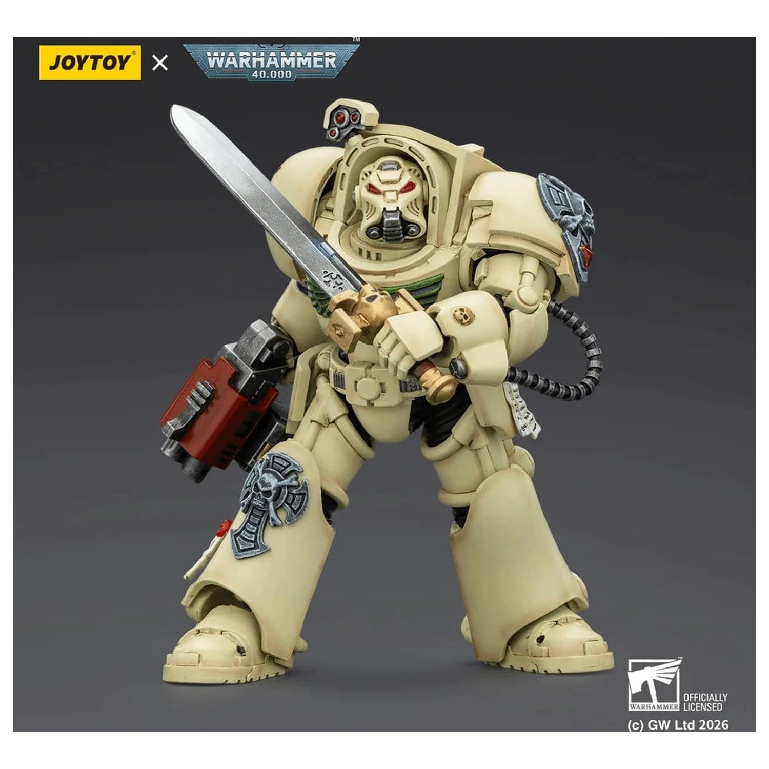 Warhammer 40,000 Action Figure Dark Angels Deathwing Terminator 1 s Power Sword in Storm Bolter 14 cm fotografija izdelka