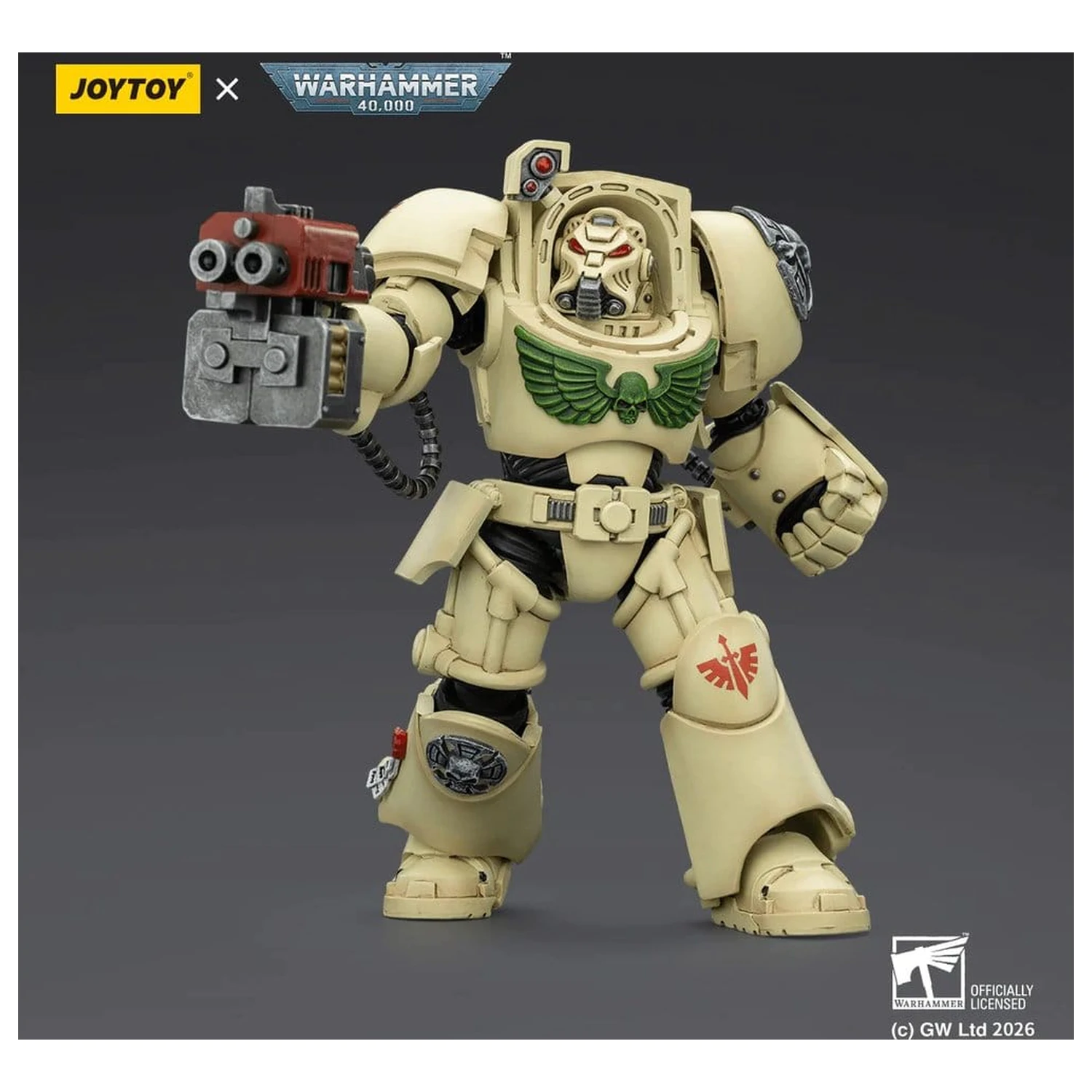 Warhammer 40,000 Akcijska figura Dark Angels Deathwing Terminator 2 with Power Fist and Storm Bolter 14 cm fotografija izdelka
