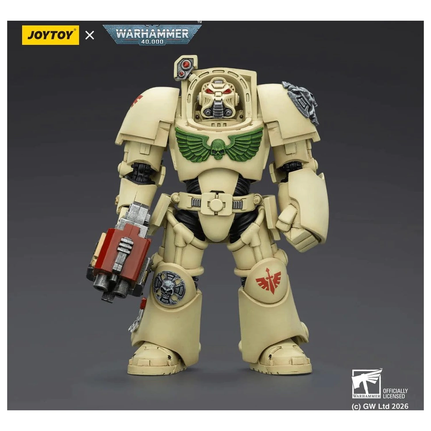 Warhammer 40,000 Akcijska figura Dark Angels Deathwing Terminator 2 with Power Fist and Storm Bolter 14 cm fotografija izdelka