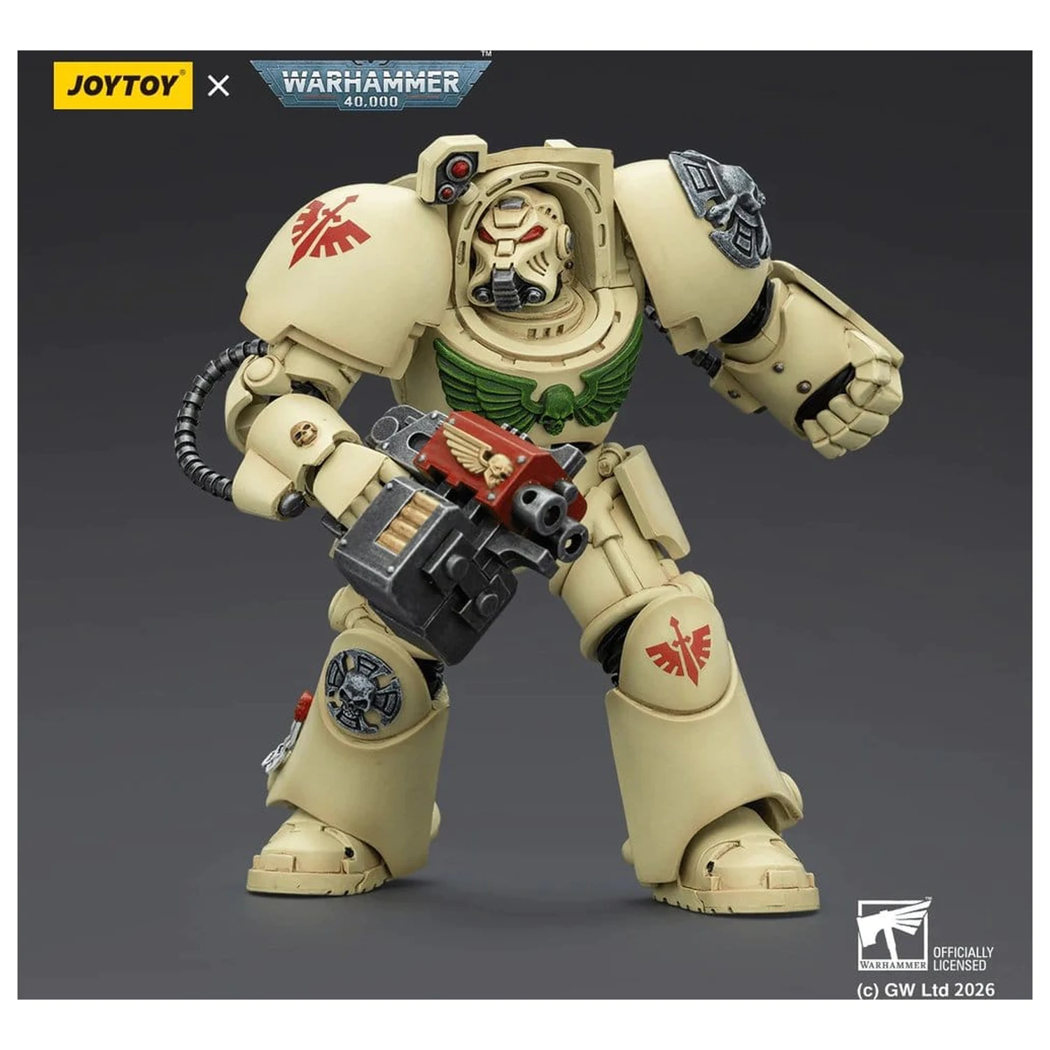 Warhammer 40,000 Akcijska figura Dark Angels Deathwing Terminator 2 with Power Fist and Storm Bolter 14 cm fotografija izdelka