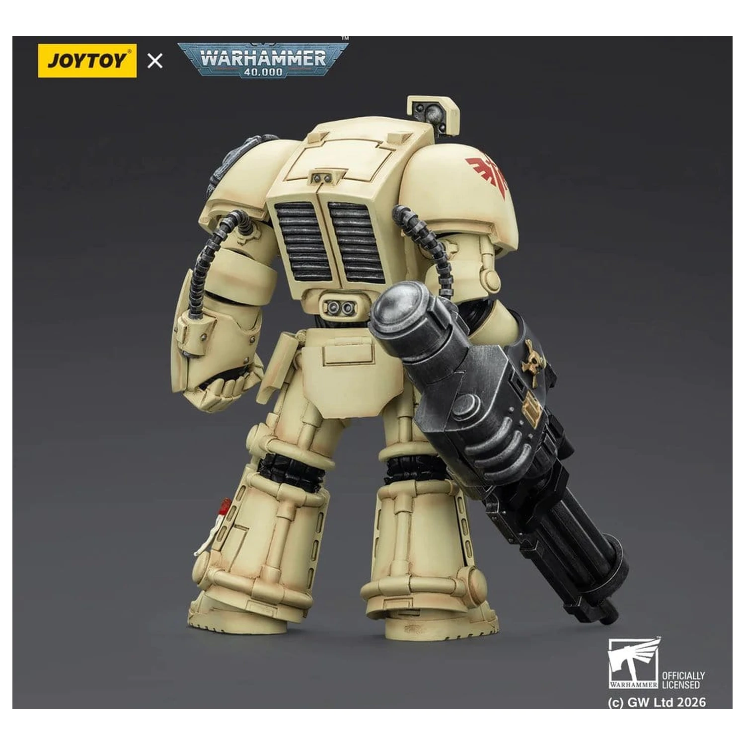 Warhammer 40,000 Akcijska figura Dark Angels Deathwing Terminator 3 z Power Fist in Assault Cannon 14 cm fotografija izdelka
