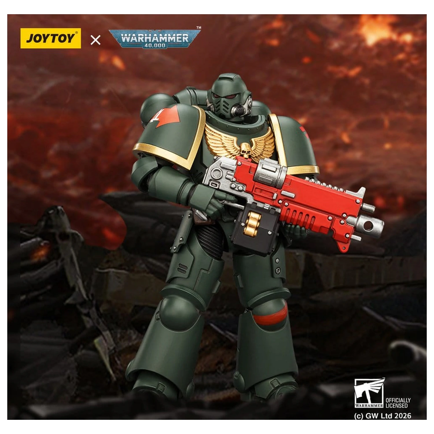 Warhammer 40,000 Akcijska figura Dark Angels Intercessor 12 cm fotografija izdelka