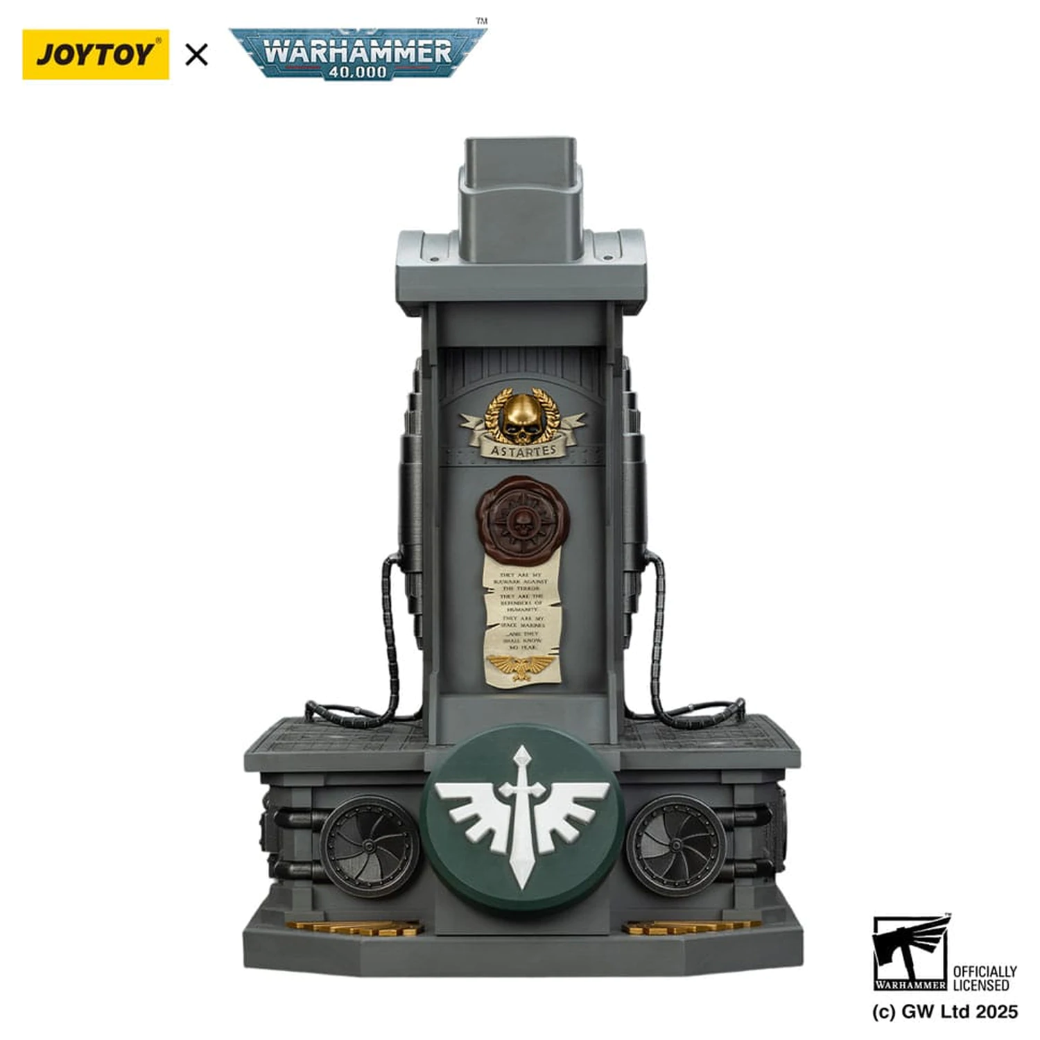 Warhammer 40,000: Dark Angels MkX čelada in stojalo za prikaz 44 cm fotografija izdelka