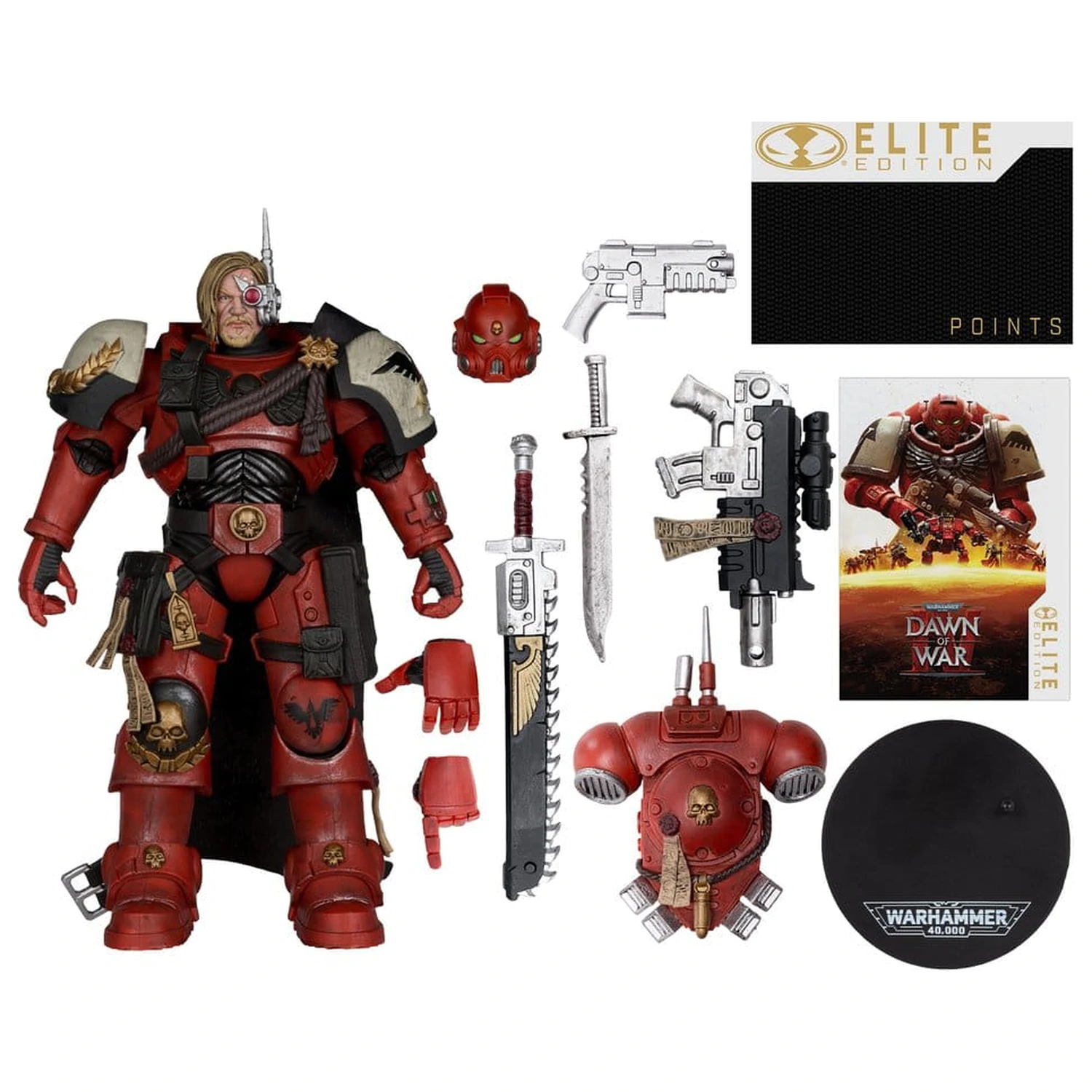 Warhammer 40,000 Dawn of War McFarlane Elite Edition akcijska figura Captain Cyrus (Dawn of War 4) 20 cm fotografija izdelka
