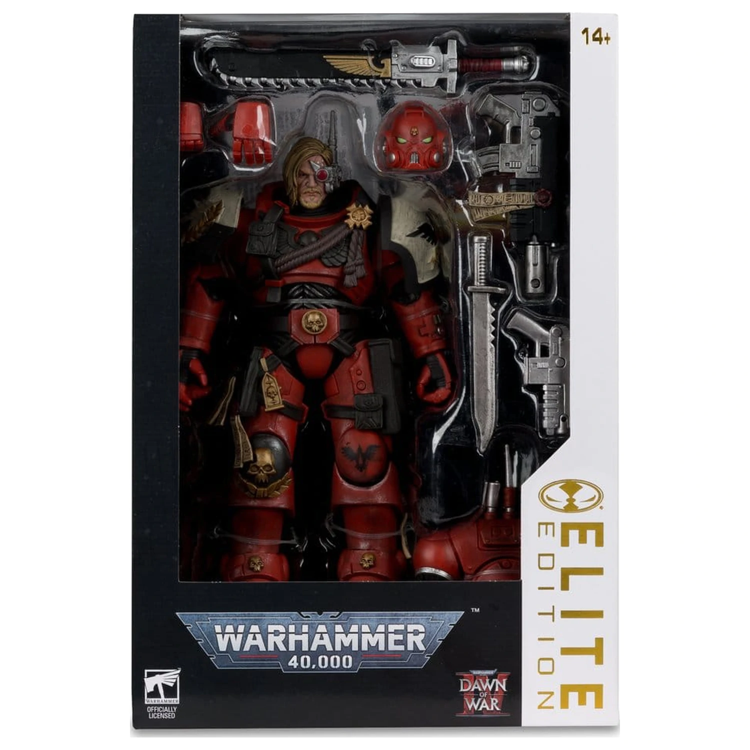 Warhammer 40,000 Dawn of War McFarlane Elite Edition akcijska figura Captain Cyrus (Dawn of War 4) 20 cm fotografija izdelka