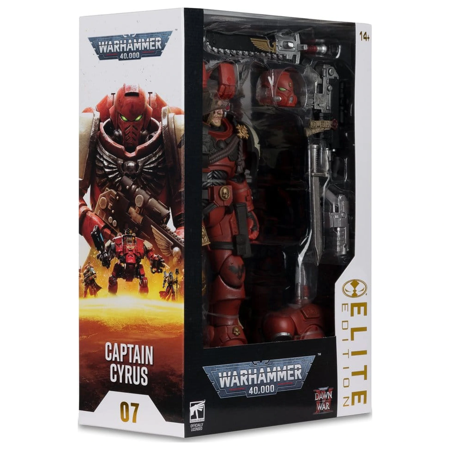 Warhammer 40,000 Dawn of War McFarlane Elite Edition akcijska figura Captain Cyrus (Dawn of War 4) 20 cm fotografija izdelka