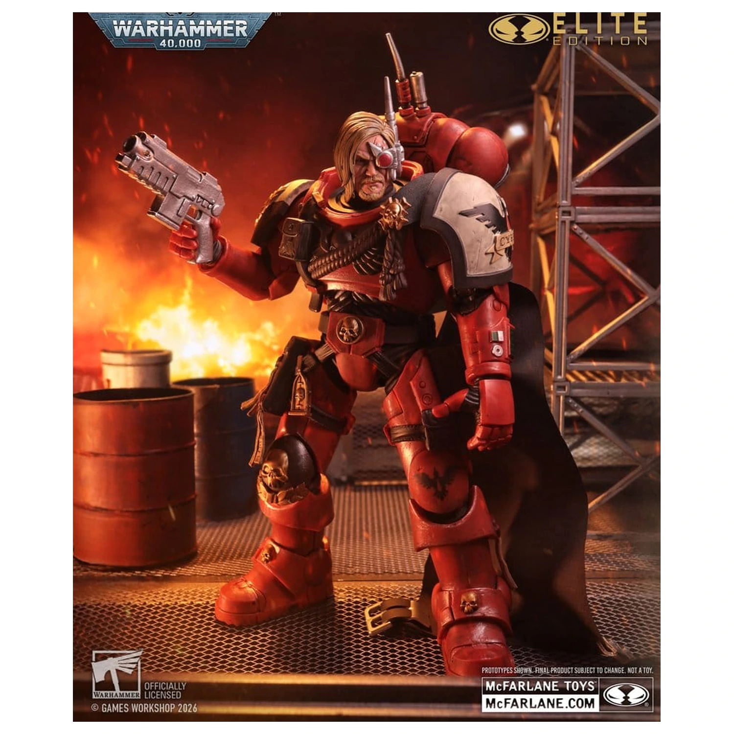Warhammer 40,000 Dawn of War McFarlane Elite Edition akcijska figura Captain Cyrus (Dawn of War 4) 20 cm fotografija izdelka