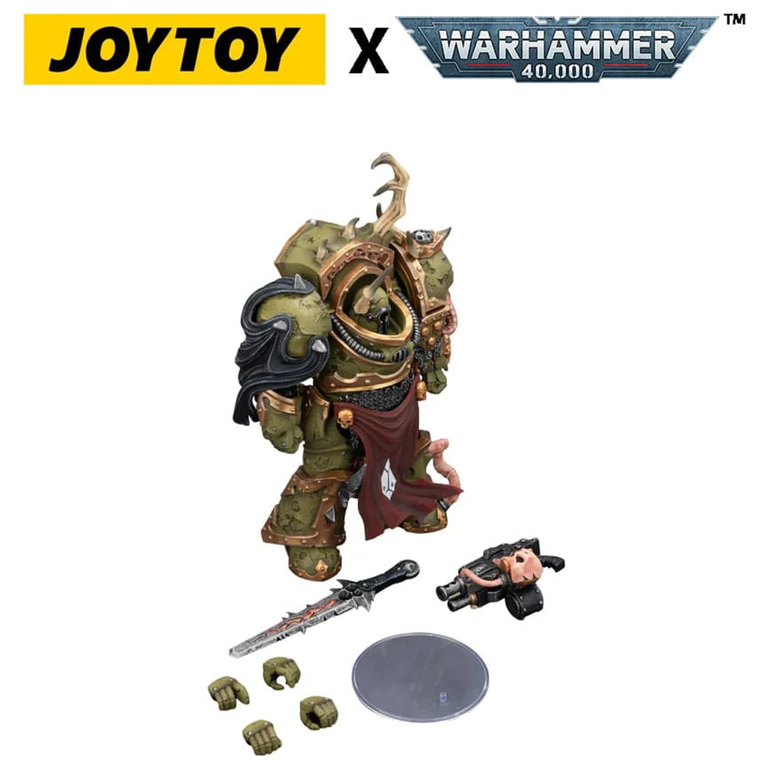 Warhammer 40,000 figurica Death Guard Blightlord Terminator 3 z Combi-bolter in Bubotic Blade 14 cm fotografija izdelka