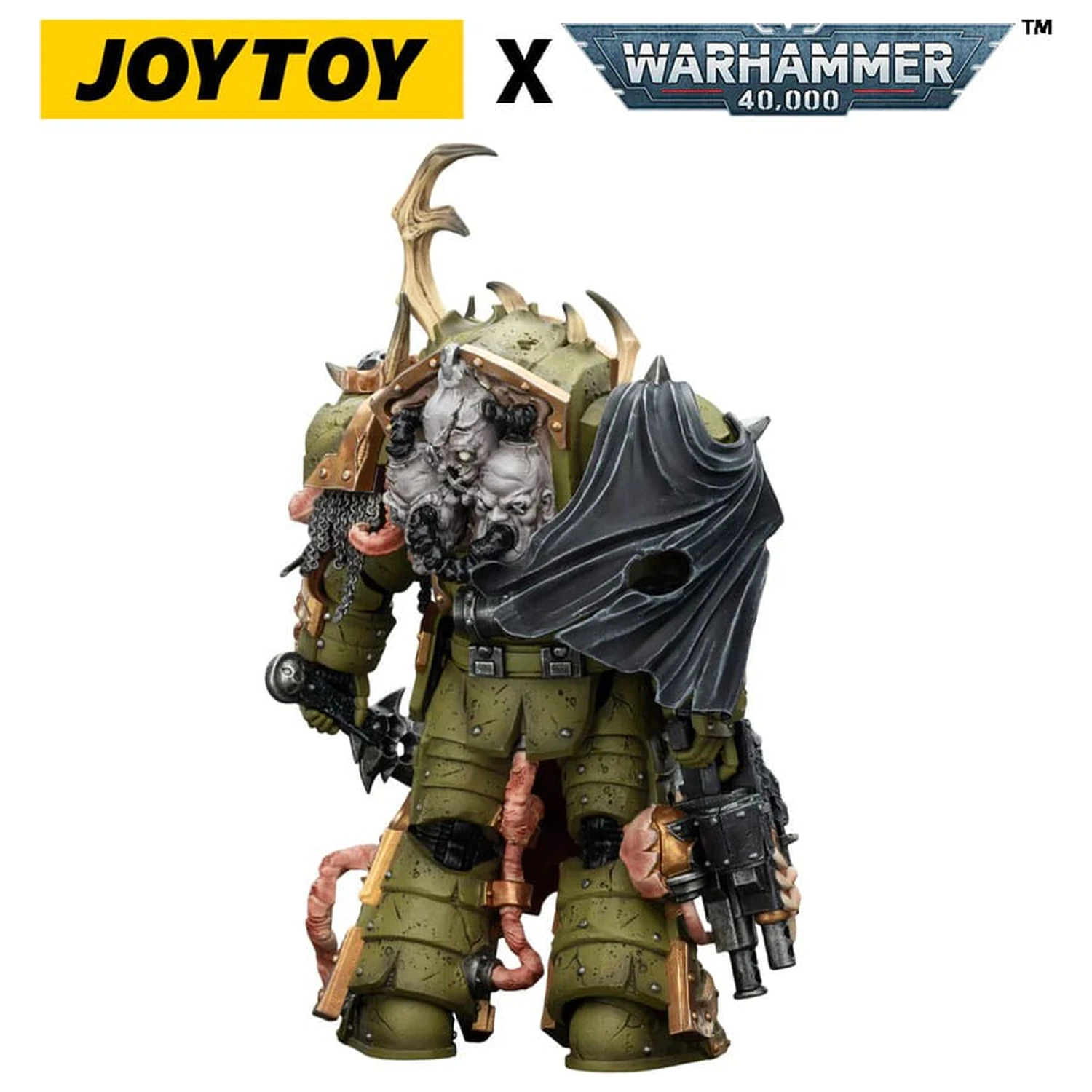 Warhammer 40,000 figurica Death Guard Blightlord Terminator 3 z Combi-bolter in Bubotic Blade 14 cm fotografija izdelka