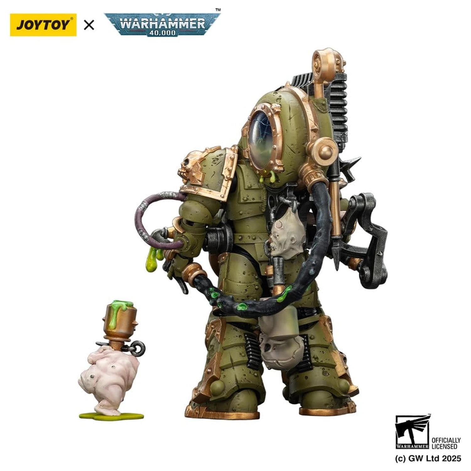 Warhammer 40,000 Akcijska figura Death Guard Foul Blightspawn with Plague Sprayer 12 cm fotografija izdelka