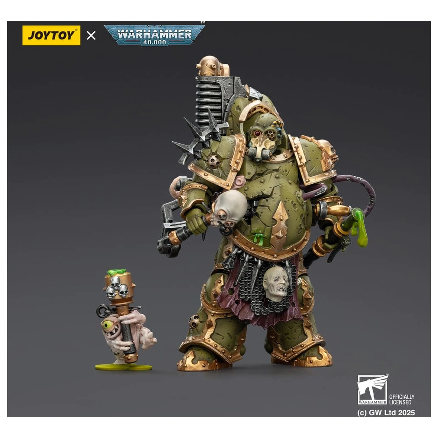 Warhammer 40,000 Akcijska figura Death Guard Foul Blightspawn with Plague Sprayer 12 cm fotografija izdelka