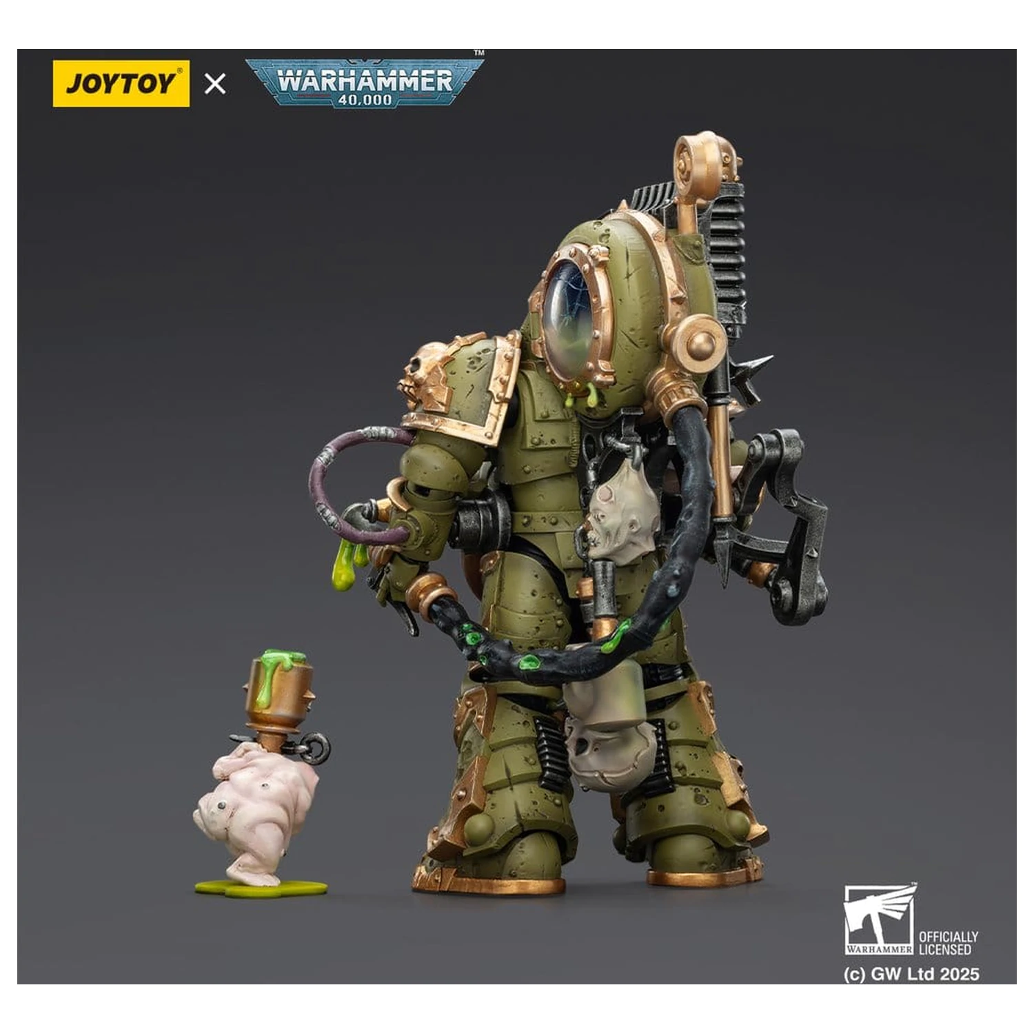 Warhammer 40,000 Akcijska figura Death Guard Foul Blightspawn with Plague Sprayer 12 cm fotografija izdelka