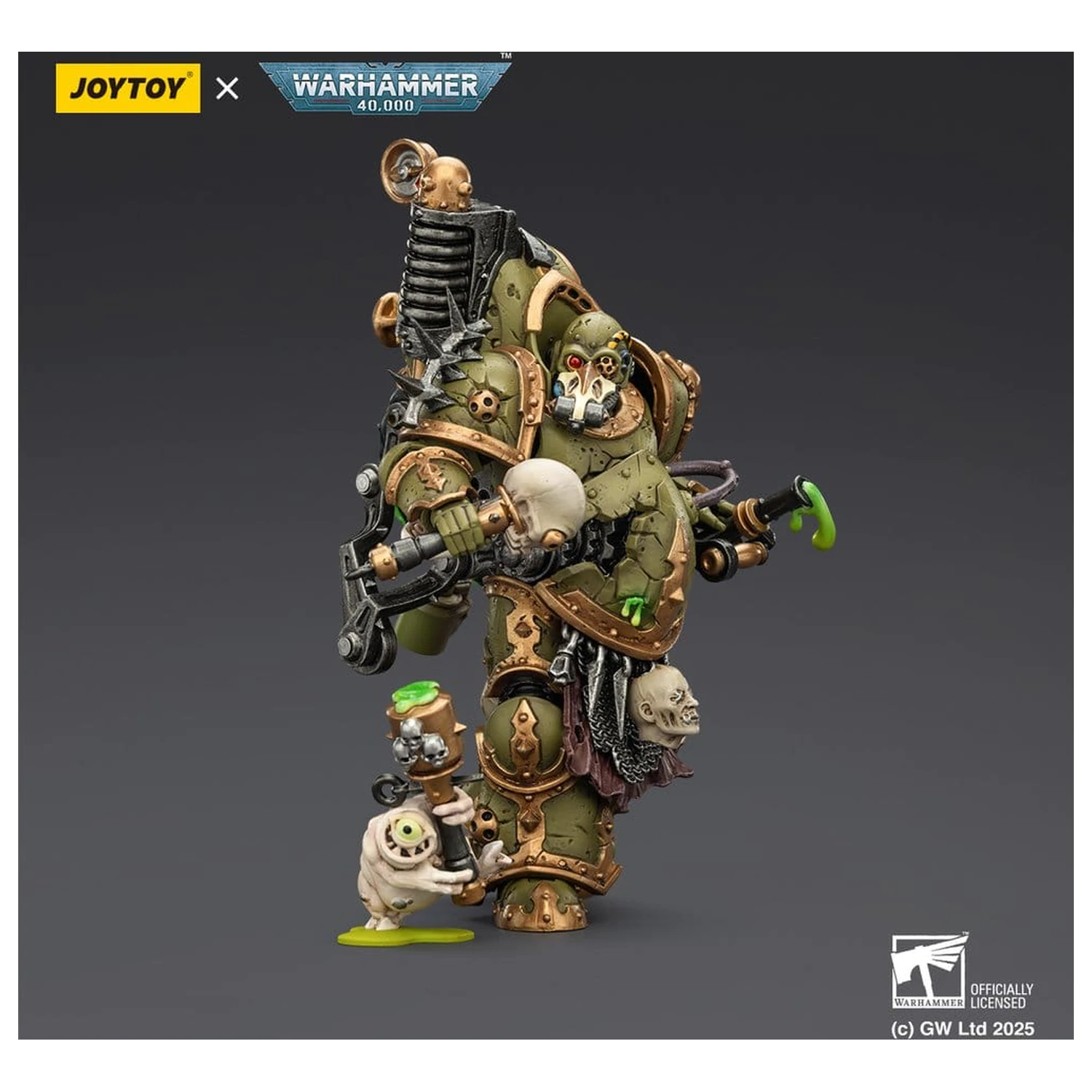 Warhammer 40,000 Akcijska figura Death Guard Foul Blightspawn with Plague Sprayer 12 cm fotografija izdelka