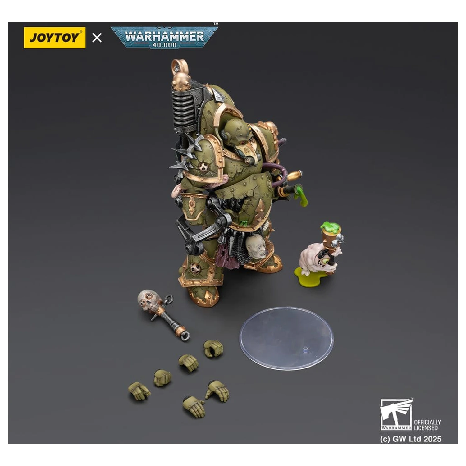 Warhammer 40,000 Akcijska figura Death Guard Foul Blightspawn with Plague Sprayer 12 cm fotografija izdelka