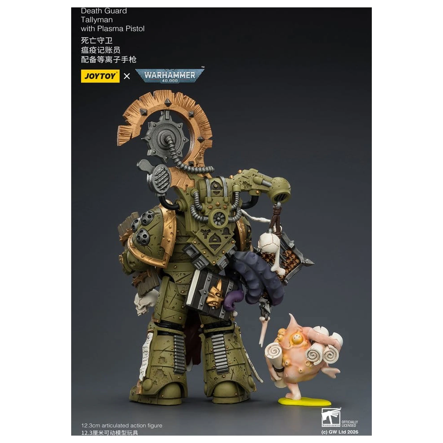 Warhammer 40,000 Akcijska figura Death Guard Tallyman 12 cm fotografija izdelka