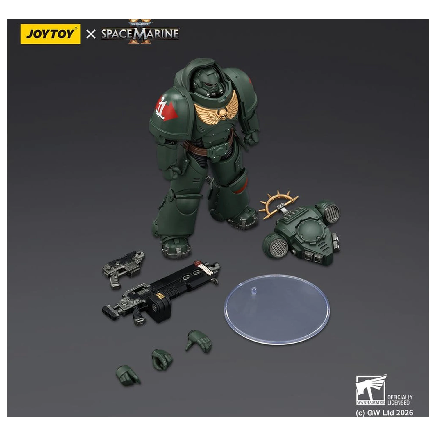 Warhammer 40,000 Akcijska figura Game Edition Dark Angels Heavy Intercessor 13 cm fotografija izdelka