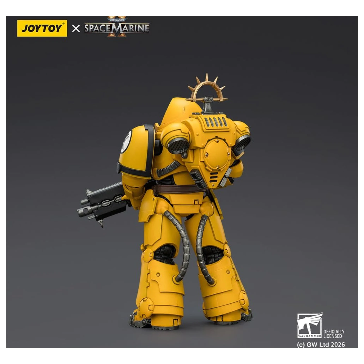 Warhammer 40,000 figurica Akcijska igra Izdaja Imperial Fists Heavy Intercessor 13 cm fotografija izdelka