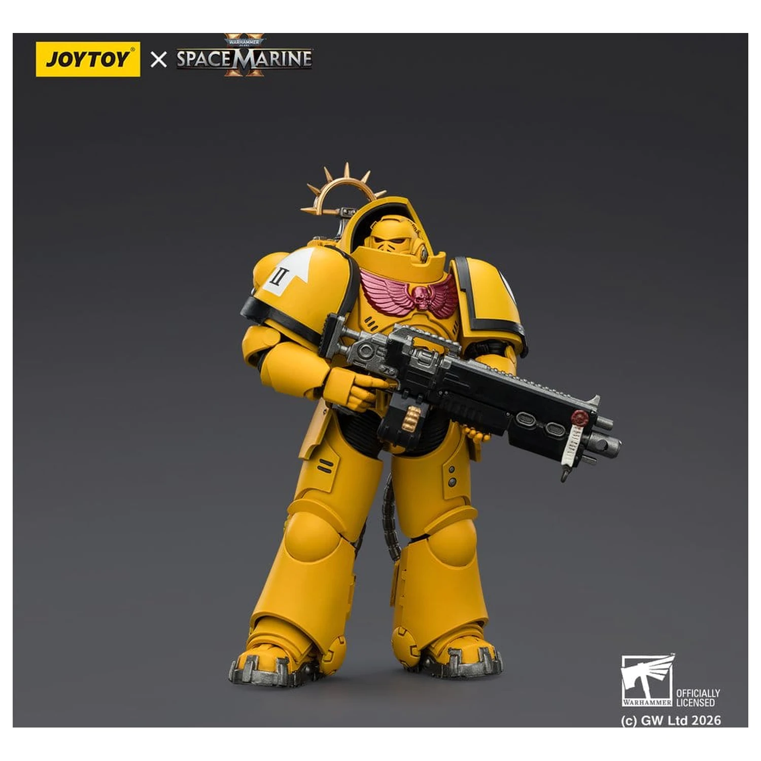 Warhammer 40,000 figurica Akcijska igra Izdaja Imperial Fists Heavy Intercessor 13 cm fotografija izdelka