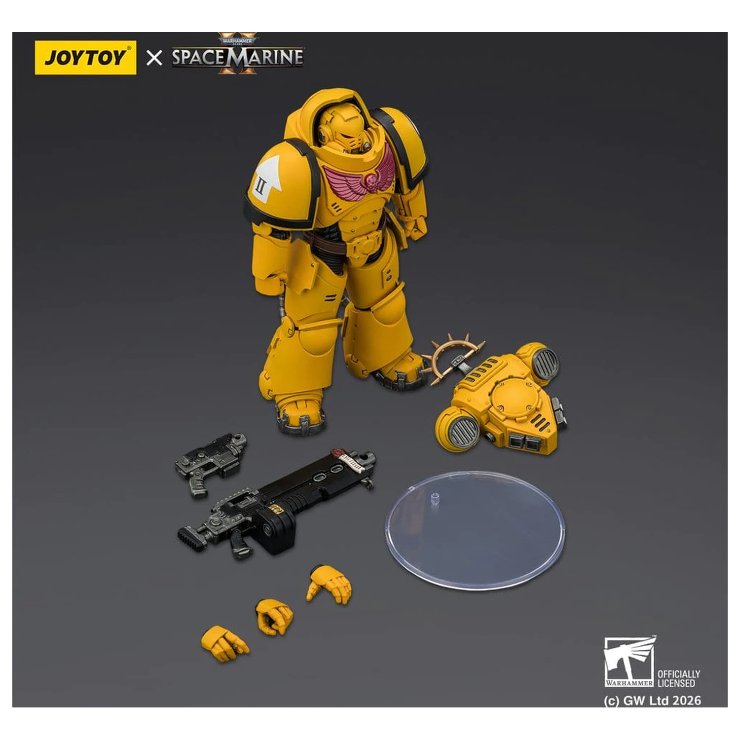 Warhammer 40,000 figurica Akcijska igra Izdaja Imperial Fists Heavy Intercessor 13 cm fotografija izdelka