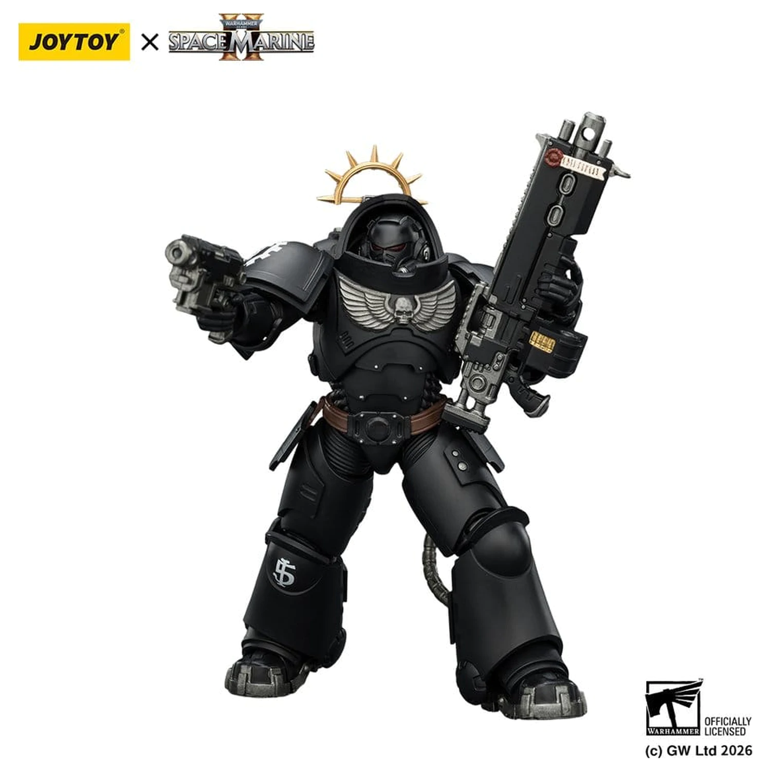 Warhammer 40,000 Akcijska figura Game Edition Iron Hands Heavy Intercessor 13 cm fotografija izdelka