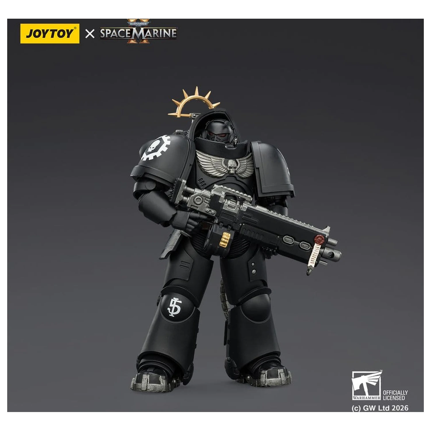 Warhammer 40,000 Akcijska figura Game Edition Iron Hands Heavy Intercessor 13 cm fotografija izdelka