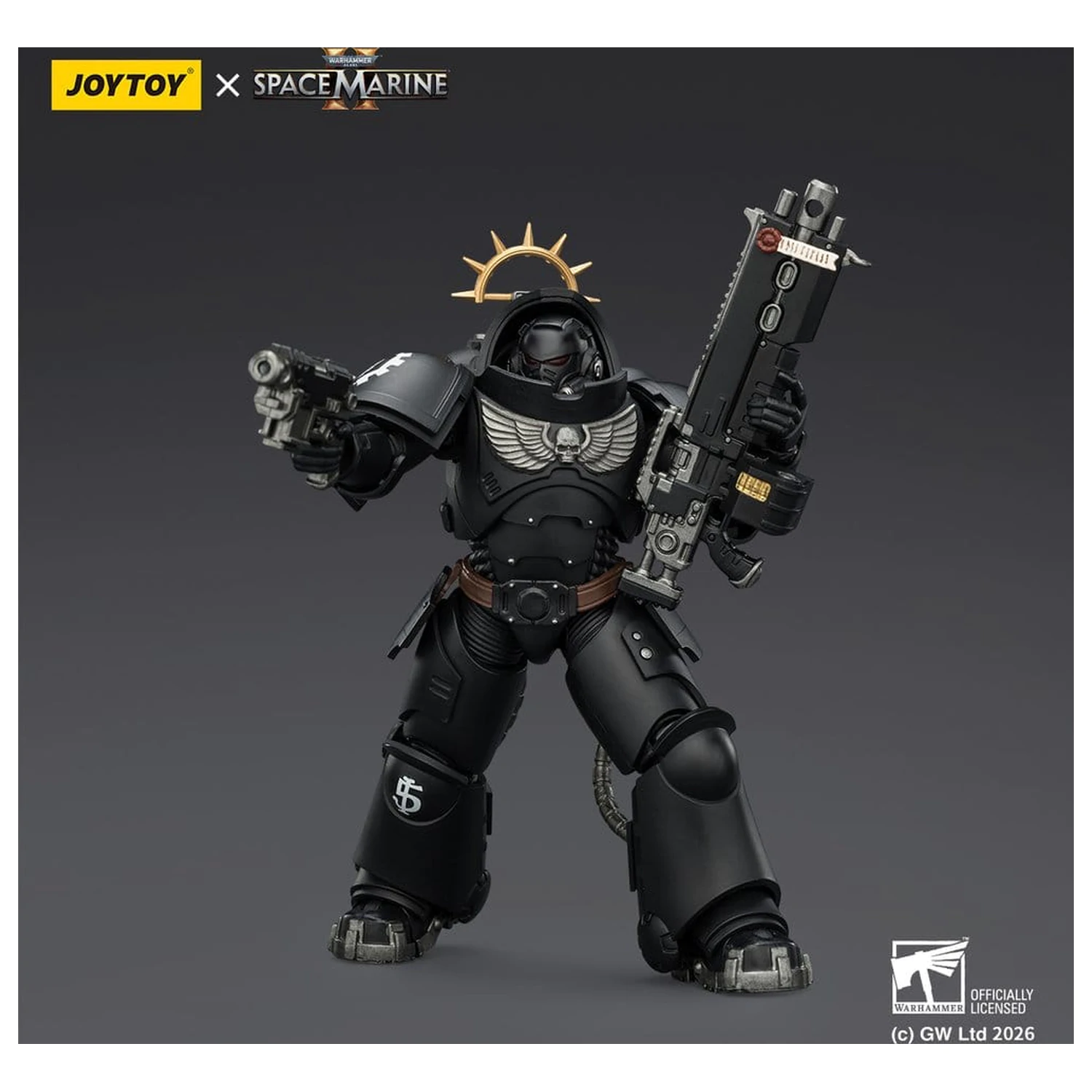 Warhammer 40,000 Akcijska figura Game Edition Iron Hands Heavy Intercessor 13 cm fotografija izdelka