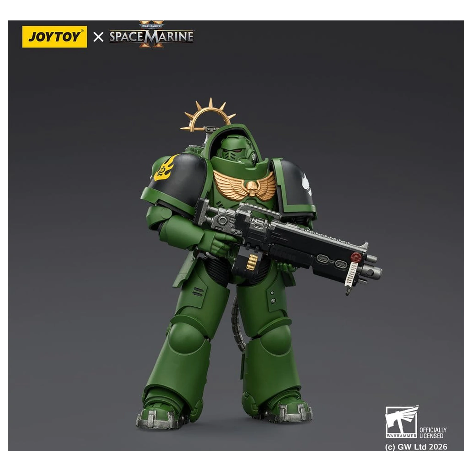 Warhammer 40,000 Akcijska figura Igra Edicija Salamanders Heavy Intercessor 13 cm fotografija izdelka