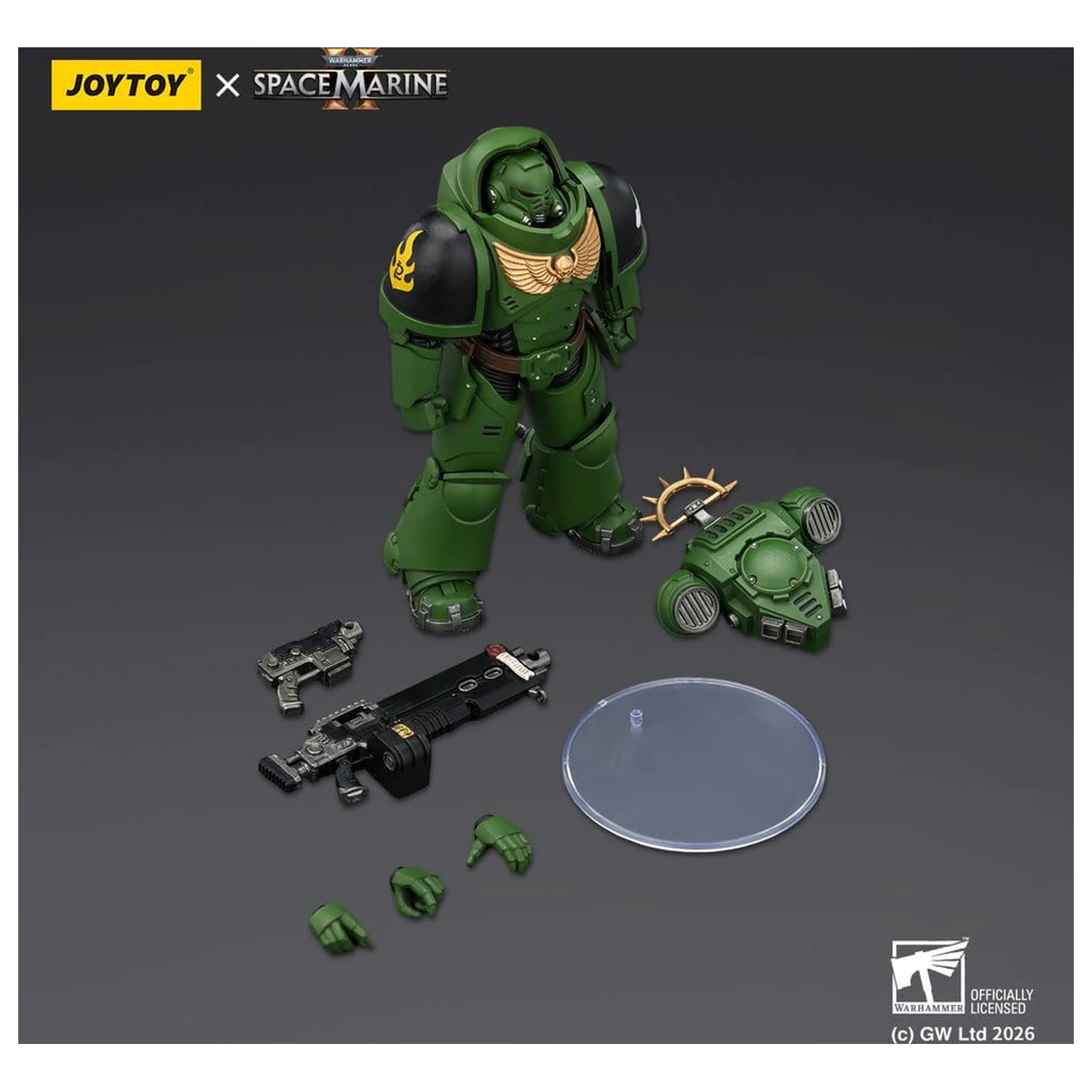 Warhammer 40,000 Akcijska figura Igra Edicija Salamanders Heavy Intercessor 13 cm fotografija izdelka
