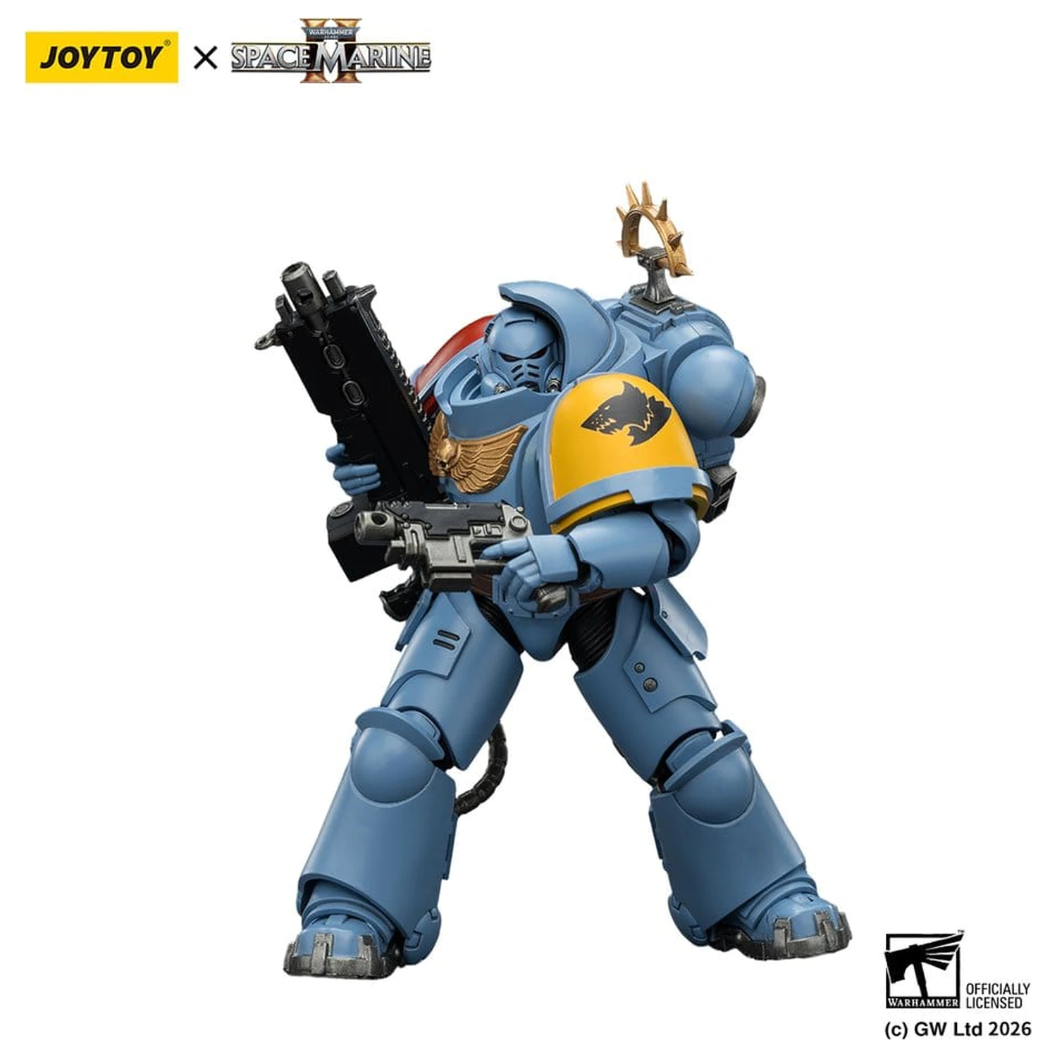 Warhammer 40,000 Akcijska figura Igra Edicija Space Wolves Heavy Intercessor 13 cm fotografija izdelka