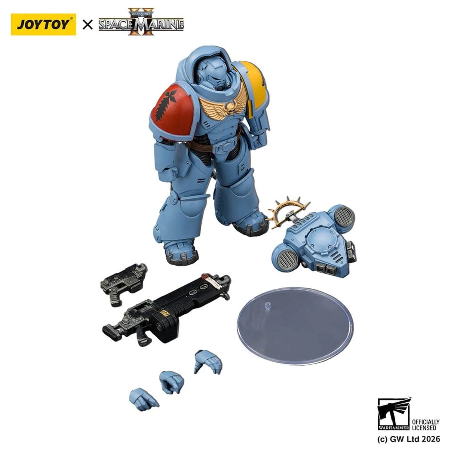 Warhammer 40,000 Akcijska figura Igra Edicija Space Wolves Heavy Intercessor 13 cm fotografija izdelka