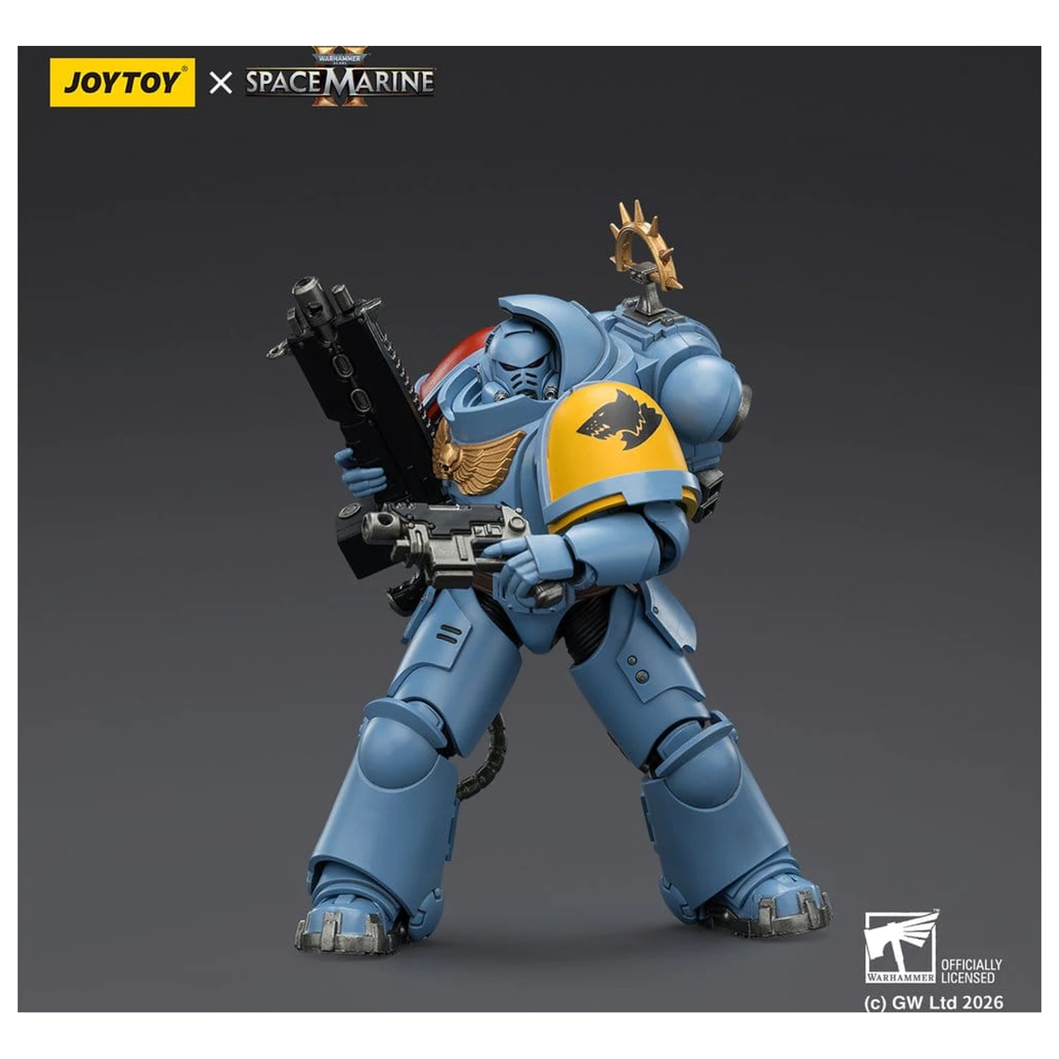 Warhammer 40,000 Akcijska figura Igra Edicija Space Wolves Heavy Intercessor 13 cm fotografija izdelka