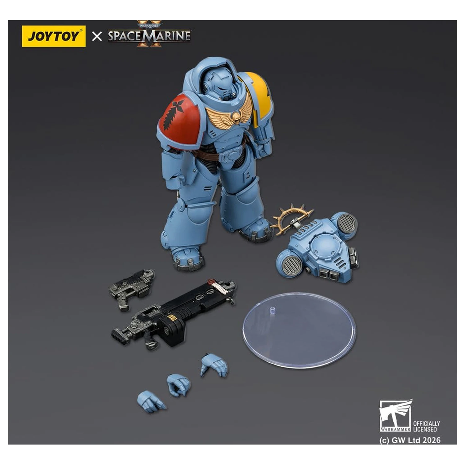 Warhammer 40,000 Akcijska figura Igra Edicija Space Wolves Heavy Intercessor 13 cm fotografija izdelka