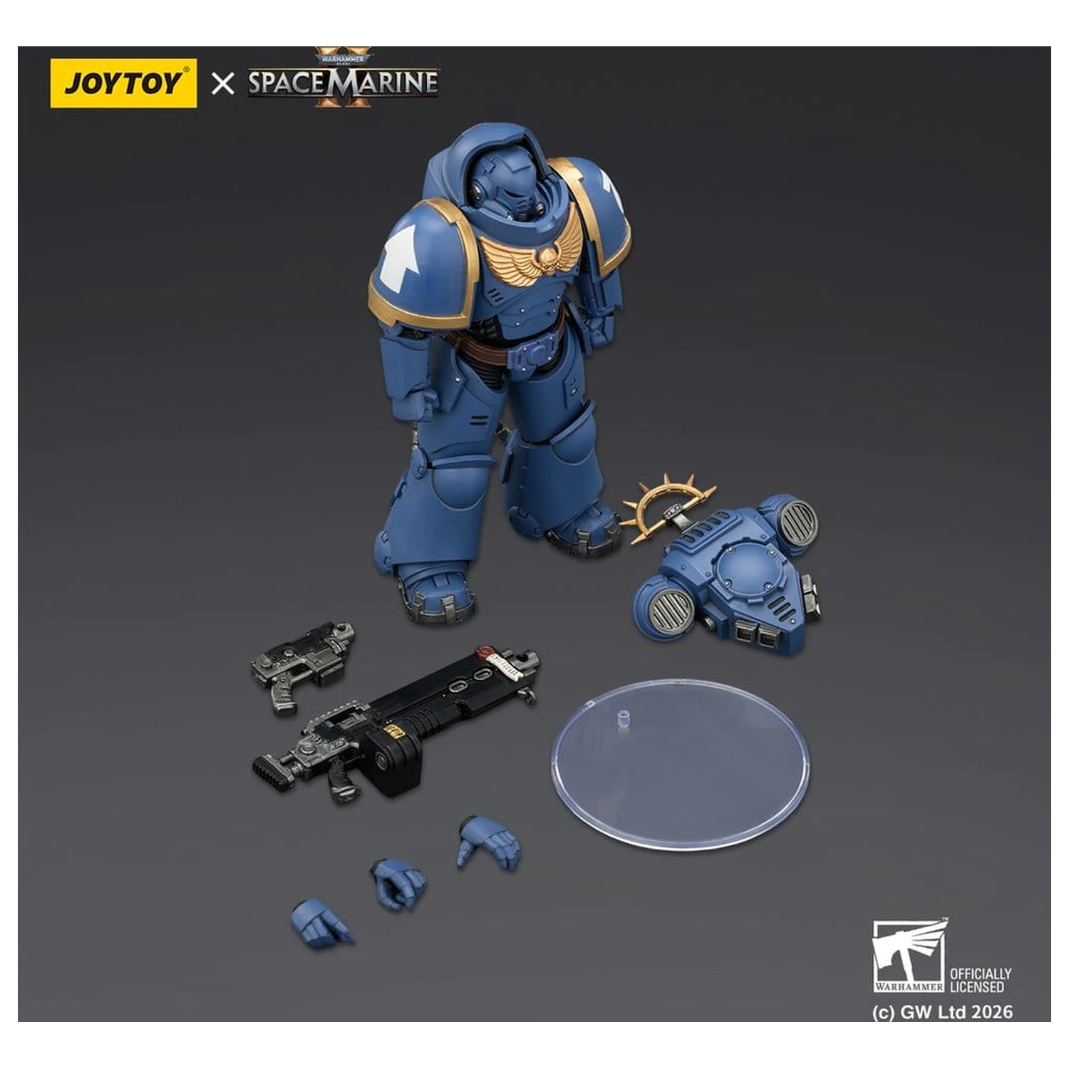 Warhammer 40,000 Action Figure Game Edition Ultramarines Heavy Intercessor 13 cm fotografija izdelka