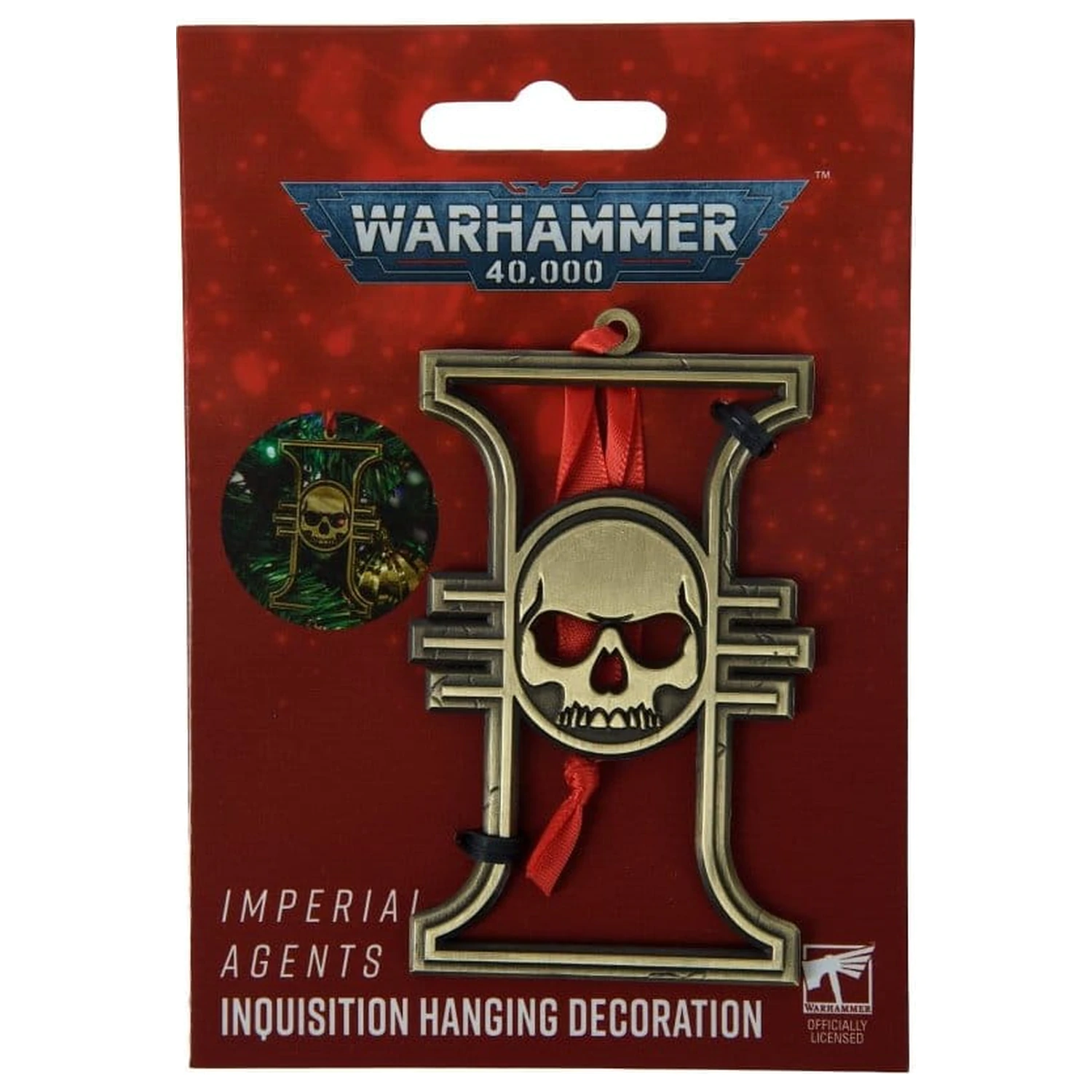 Warhammer 40,000 viseča dekoracija Imperial Agents Inquisition 17 cm fotografija izdelka