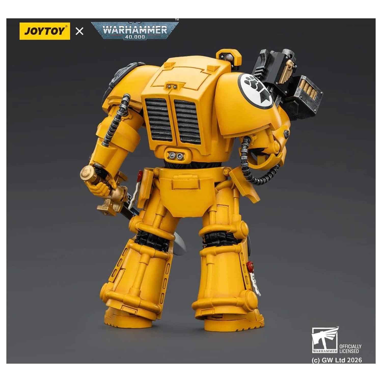 Warhammer 40,000 figurica Imperial Fists Terminator 1 z Power Sword in Storm Bolter 14 cm fotografija izdelka