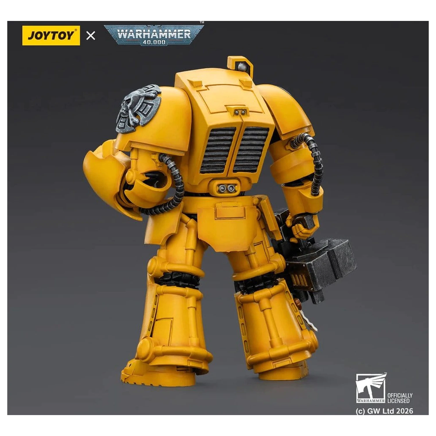 Warhammer 40,000 figurica Imperial Fists Terminator 2 s Power Fist in Storm Bolter 14 cm fotografija izdelka