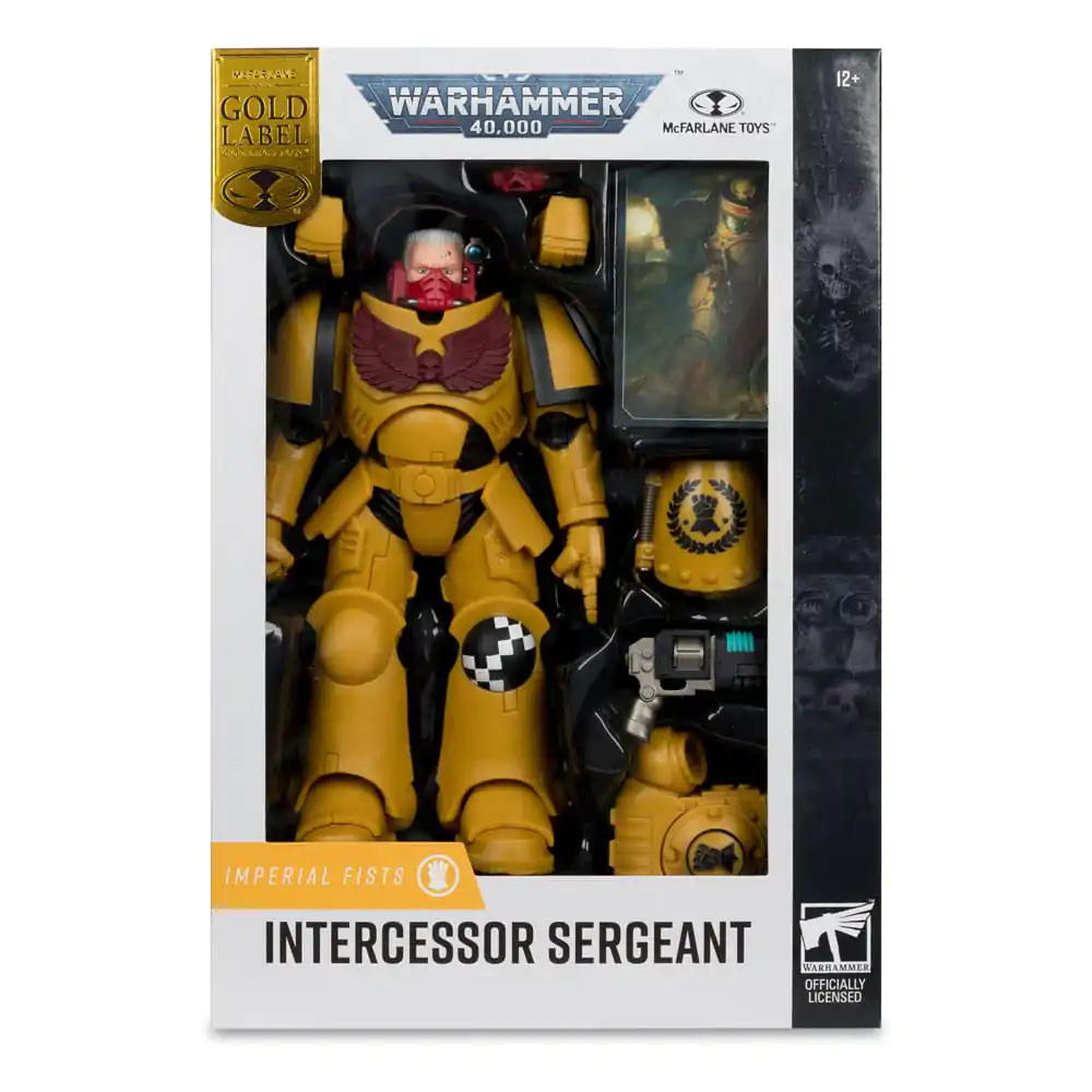 Warhammer 40,000 Akcijska figura Intercessor Sergeant (Imperial Fist) (Gold Label) 18 cm fotografija izdelka