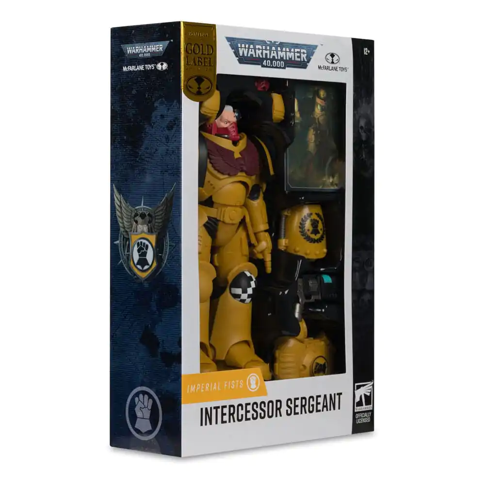 Warhammer 40,000 Akcijska figura Intercessor Sergeant (Imperial Fist) (Gold Label) 18 cm fotografija izdelka