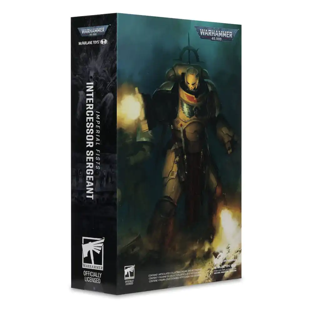 Warhammer 40,000 Akcijska figura Intercessor Sergeant (Imperial Fist) (Gold Label) 18 cm fotografija izdelka