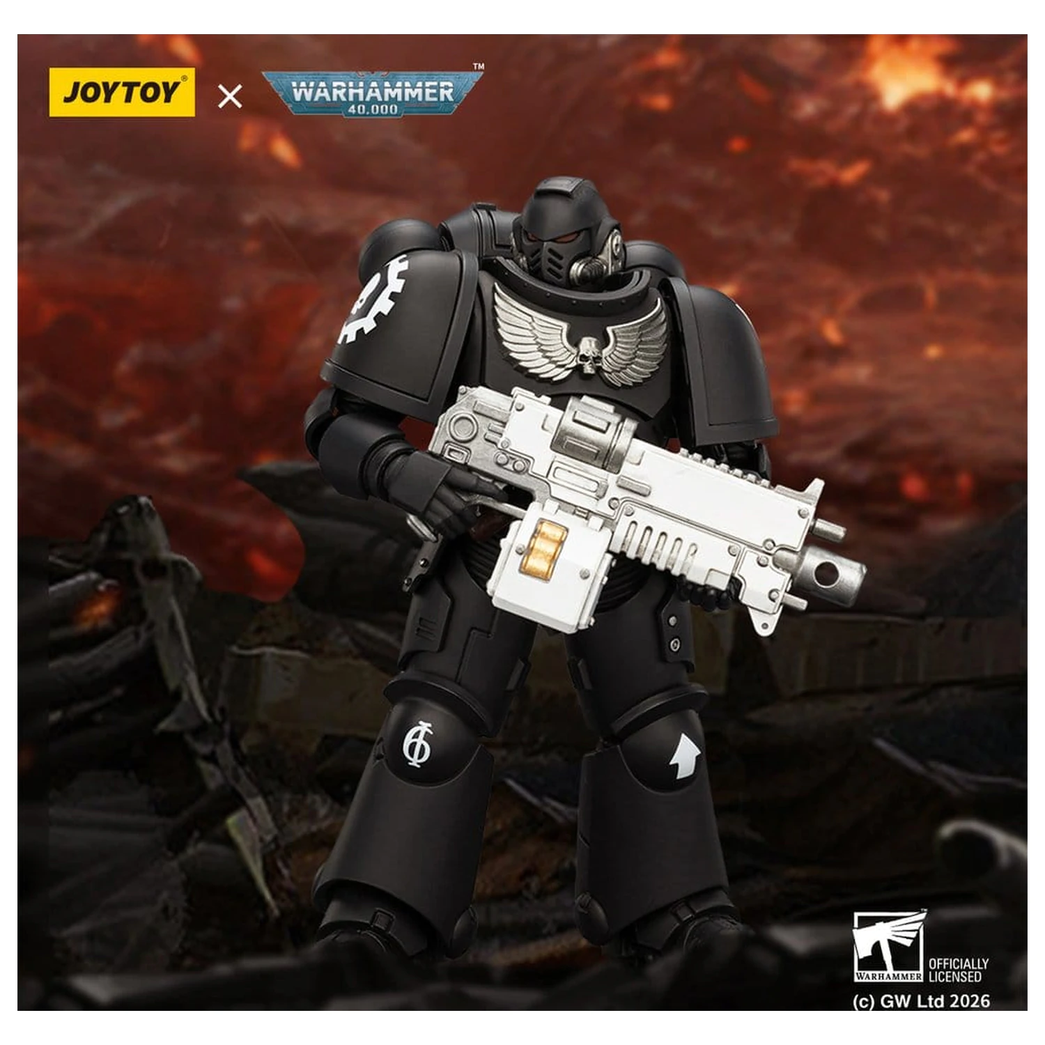 Warhammer 40,000 Action Figure Iron Hands Intercessor 12 cm fotografija izdelka