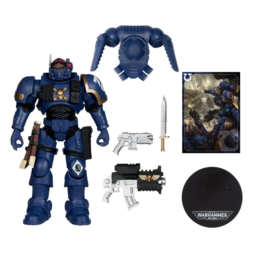 Warhammer 40,000 Akcijska figura Lieutenant v Phobos oklepu (Ultramarines) 18 cm fotografija izdelka