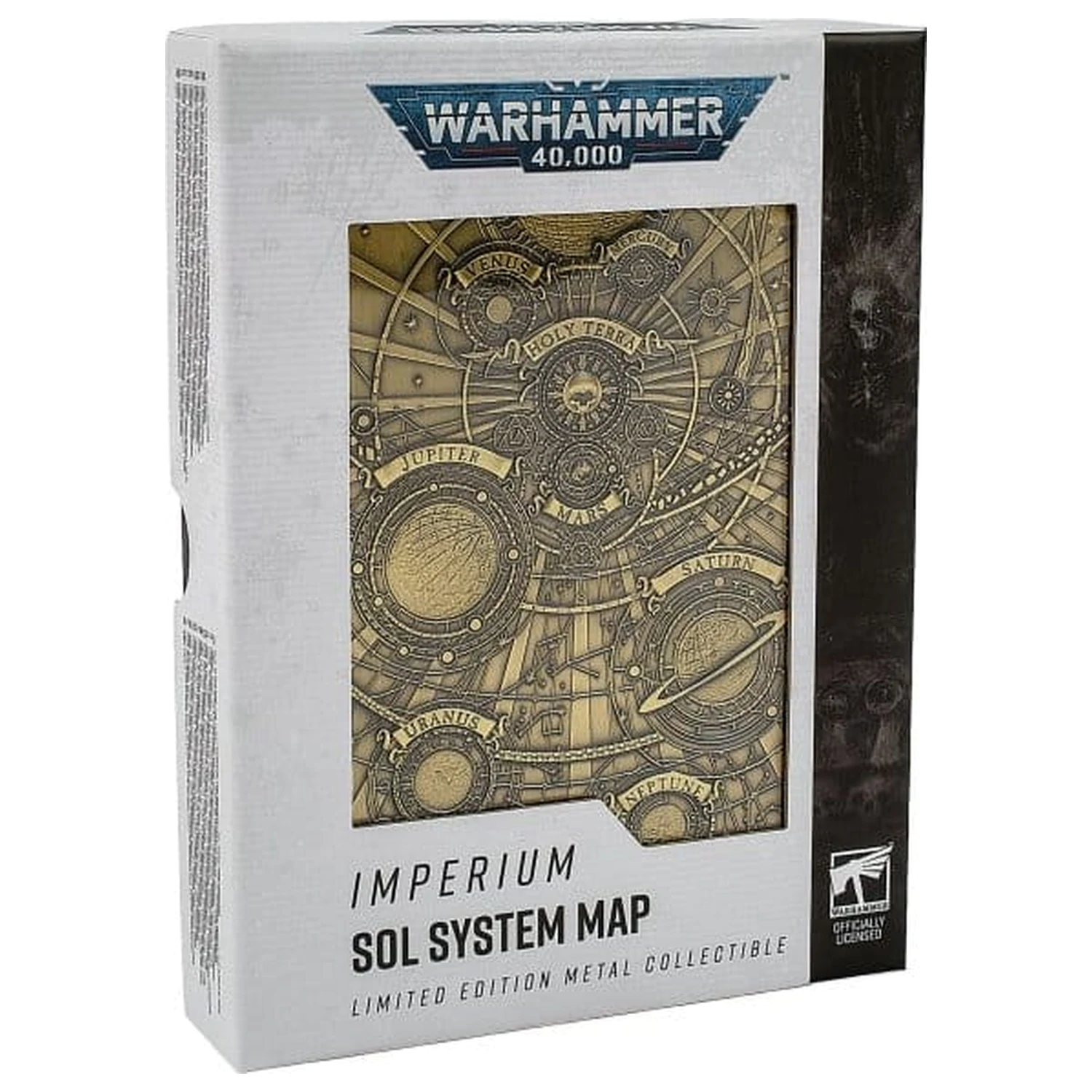 Warhammer 40,000 kovinska karta Sol System fotografija izdelka