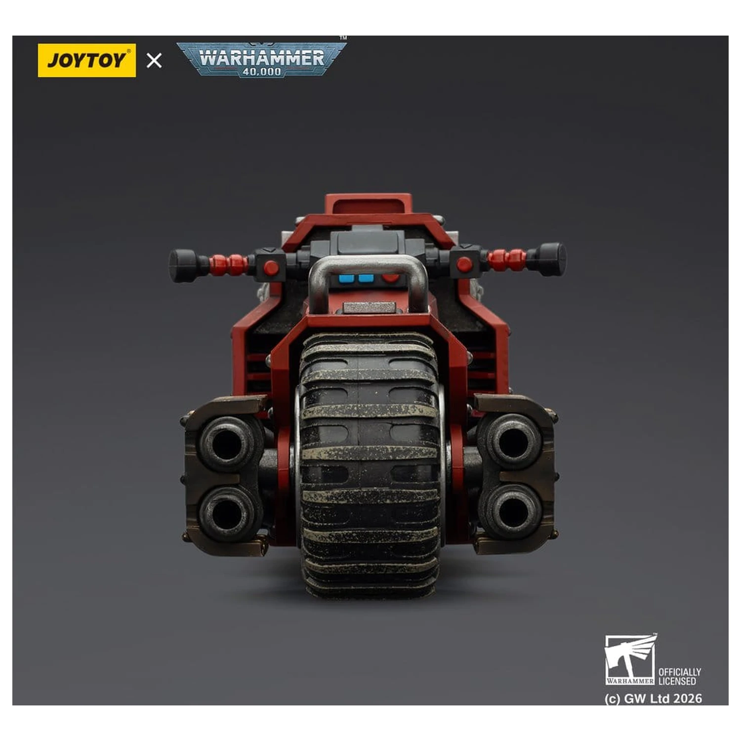 Warhammer 40,000 Raider-pattern bojna motorno kolo Blood Angels z twin-linked bolt rifles 22 cm fotografija izdelka