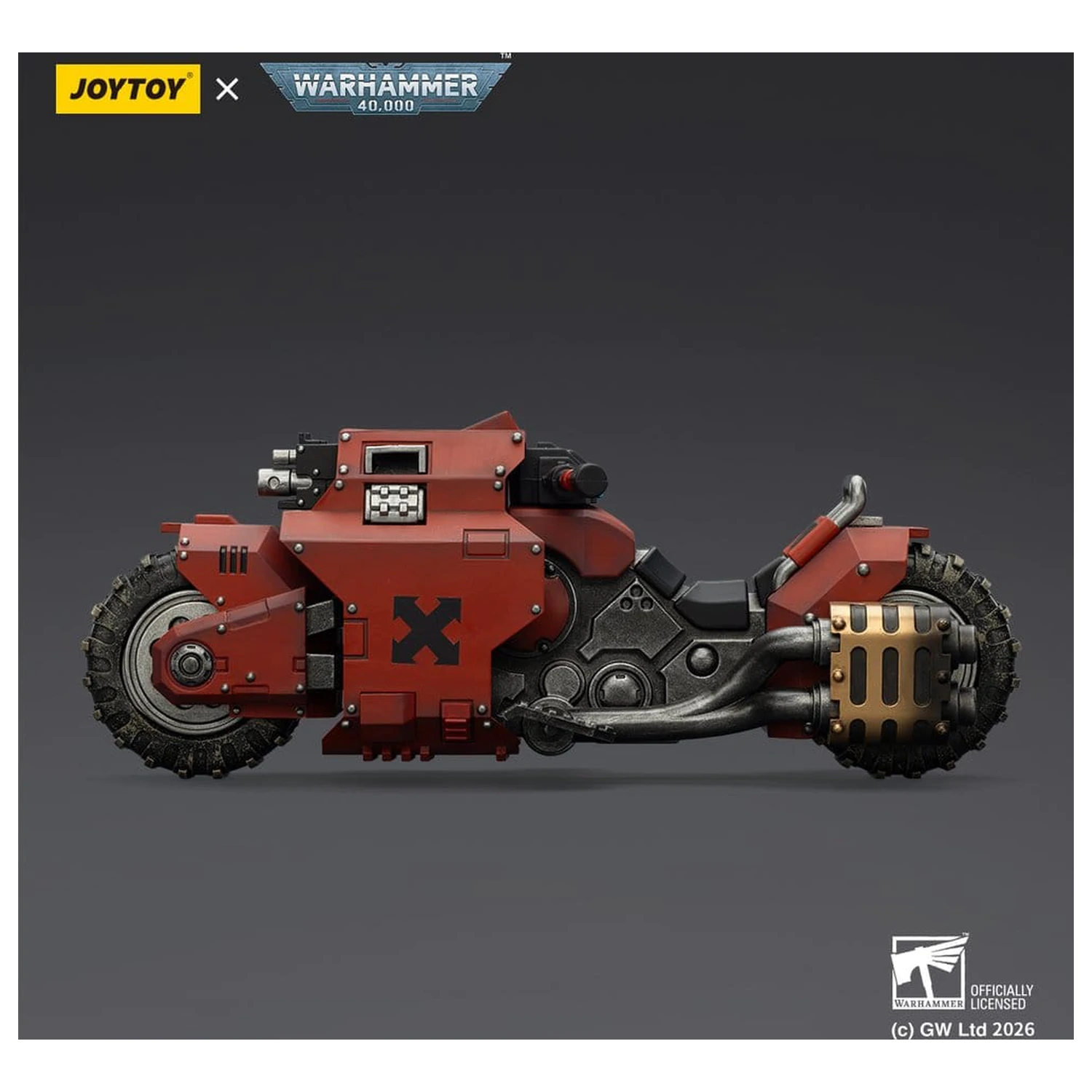 Warhammer 40,000 Raider-pattern bojna motorno kolo Blood Angels z twin-linked bolt rifles 22 cm fotografija izdelka