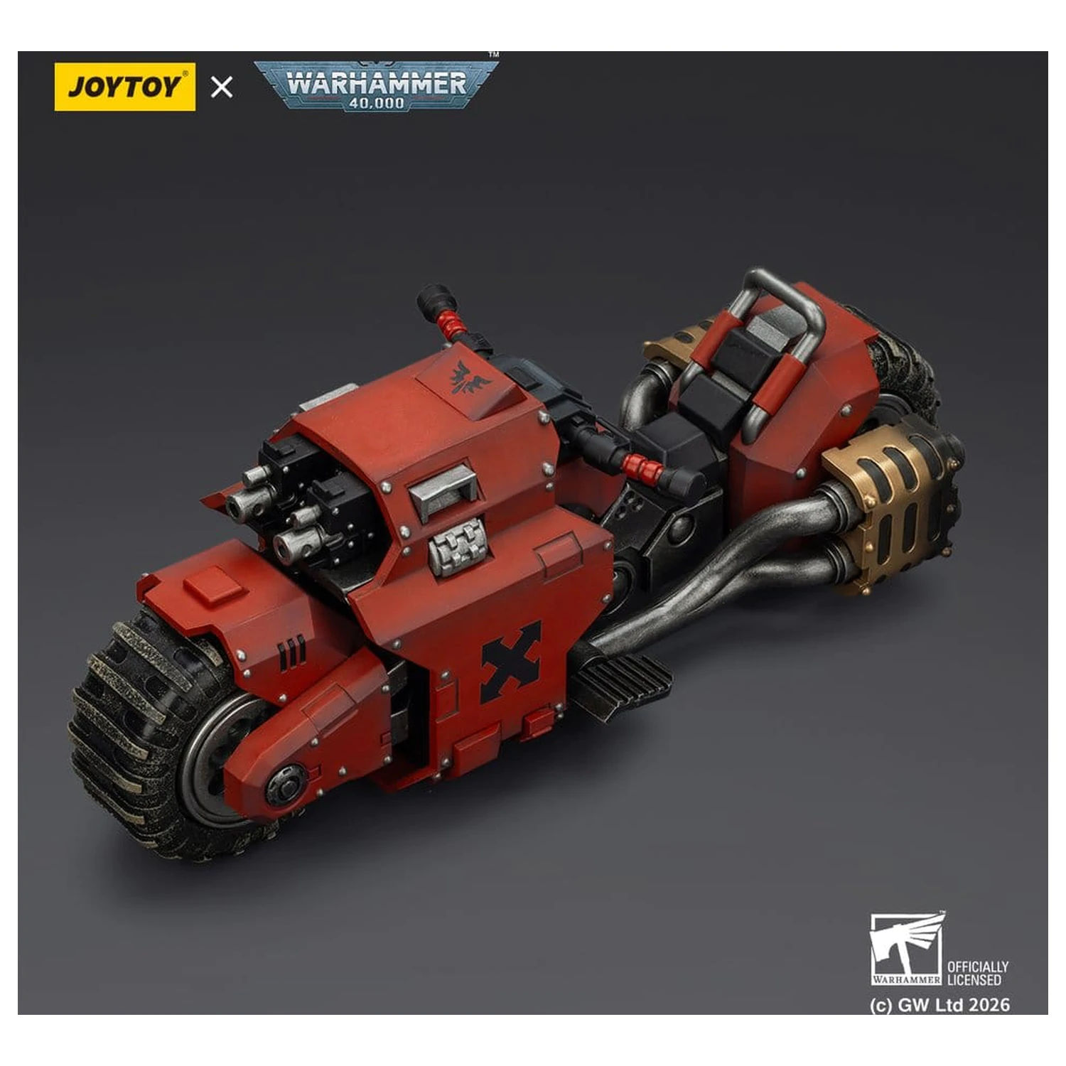 Warhammer 40,000 Raider-pattern bojna motorno kolo Blood Angels z twin-linked bolt rifles 22 cm fotografija izdelka