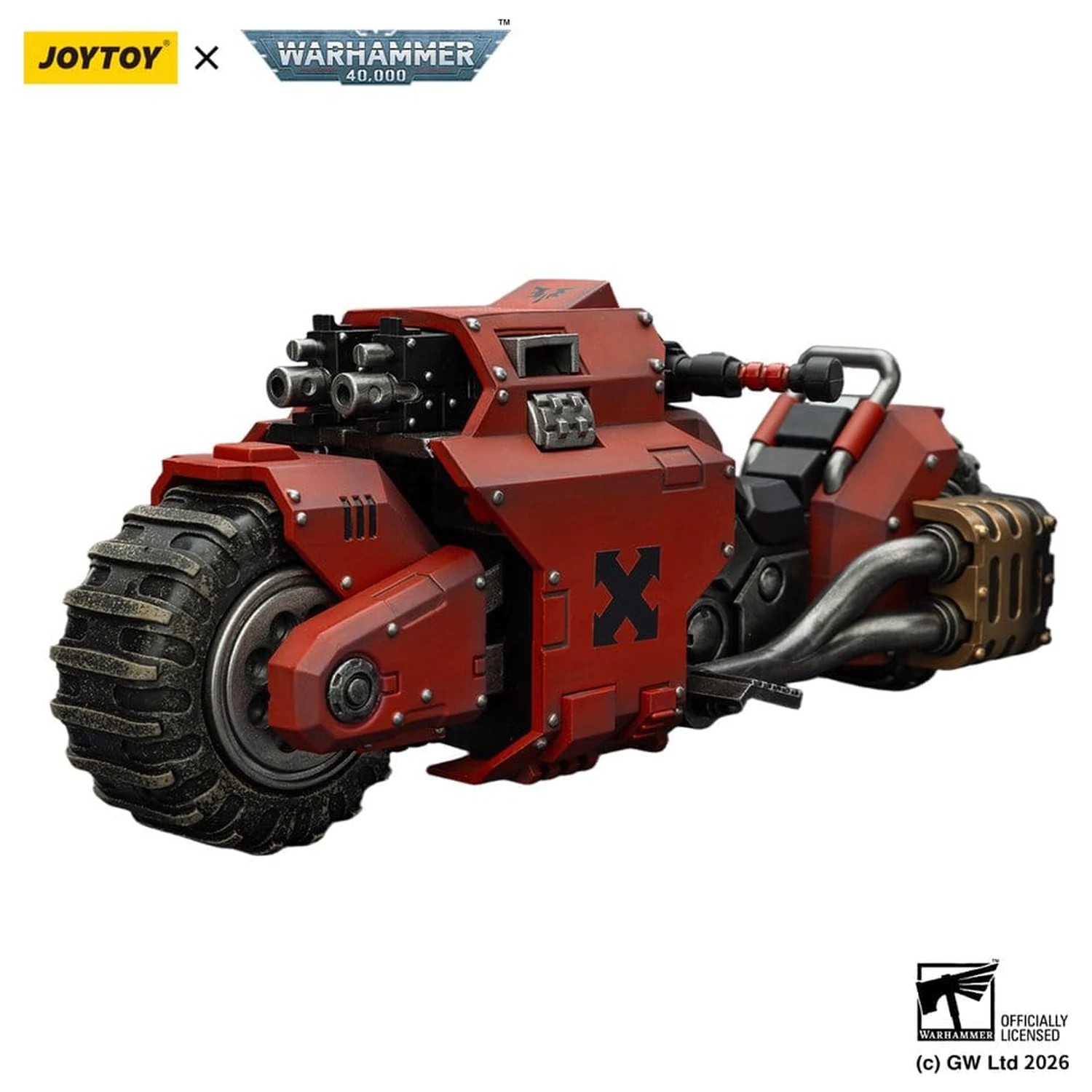 Warhammer 40,000 Raider-pattern bojna motorno kolo Blood Angels z twin-linked bolt rifles 22 cm fotografija izdelka