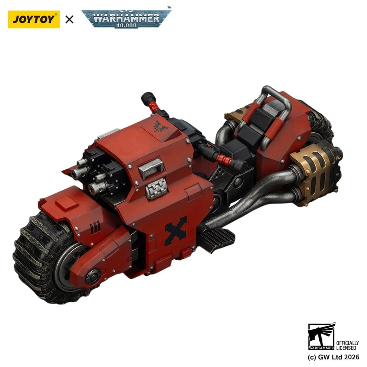 Warhammer 40,000 Raider-pattern bojna motorno kolo Blood Angels z twin-linked bolt rifles 22 cm fotografija izdelka